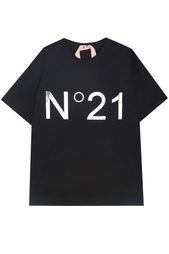 Хлопковая футболка No.21
