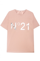 Хлопковая футболка No.21
