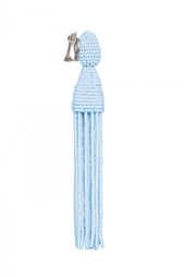 Серьги из латуни и бисера Oscar de la Renta