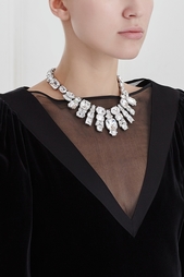 Винтажное колье с кристаллами (80-е) Yves Saint Laurent Vintage