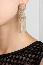 Клипсы из бисера Oscar de la Renta