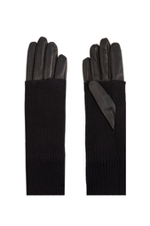 Кожаные перчатки Jil Sander Navy