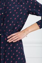 Браслет из латуни с кристаллами и цирконием Juicy Couture