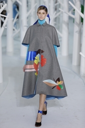 Шерстяной кейп Delpozo