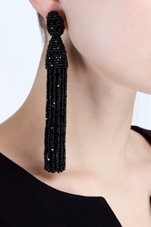 Серьги-кисти Oscar de la Renta
