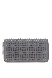 Кошелёк Рanettone wallet metallic sheepskin/spikes Christian Louboutin