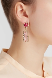 Серьги с кристаллами Oscar de la Renta