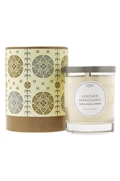 Ароматическая свеча Leather Mahogany 312гр. Kobo Candles