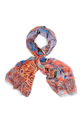 Кашемировая шаль «Северное сияние» Gourji