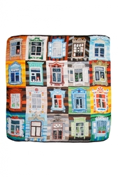 Платок из кашемира и шелка «Окна» Gourji