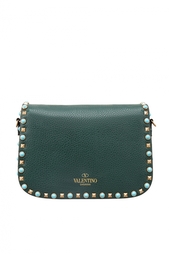 Кожаная сумка с бирюзой Valentino