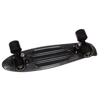 Скейт мини круизер Turbo-FB Carbon Black/Black 22 (56 см)