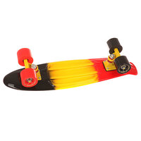 Скейт мини круизер Turbo-FB Cruiser Three Black/Yellow/Red 5.75 x 22 (55.8 см)