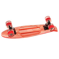 Скейт мини круизер Turbo-FB Cruiser Transparent Red 5.75 x 22 (55.8 см)