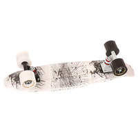 Скейт мини круизер Turbo-FB Cruiser Two Sides Black/White 5.75 x 22 (55.8 см)