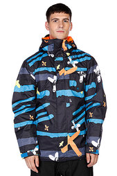 Куртка Quiksilver Mission Printed 10k Ins Jkt Caviar