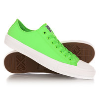 Кеды кроссовки низкие Converse Chuck Taylor All Star Ii Ox Green Gecko