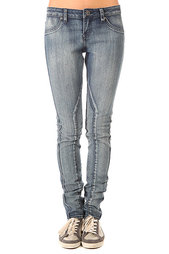 Джинсы узкие женские Volcom Pistol Denim Legging Thalia Blue