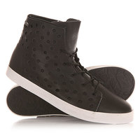 Кеды кроссовки высокие женские Volcom Buzz Shoe Black