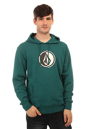 Толстовка кенгуру Volcom Circle Stone Pullover Strobe Green