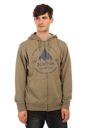 Толстовка классическая Burton Mb Grstmll Fz Rpet Light Olive Heather