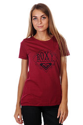 Футболка женская Roxy Basicteed Tees Red Plum