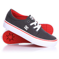 Кеды кроссовки детские DC Trase Tx B Shoe Youth Dark Shadow/White/Athletic Red