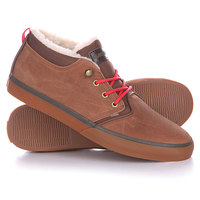 Кеды кроссовки утепленные Quiksilver Griffin Fg Brown