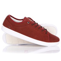 Кеды кроссовки Quiksilver Cove Suede Red/White/Brown