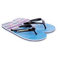 Шлепанцы Quiksilver Molokai Roam Black/White/Blue