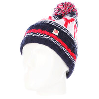 Шапка с помпоном женская Roxy Tonic Beanie Peacoat