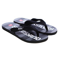 Шлепанцы Quiksilver Layback Signature Black Grey White