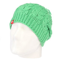 Шапка с помпоном детская Quiksilver Planter Youth Beanie Poison Green