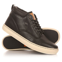 Кеды кроссовки высокие British Knights Wood Black/Dark Brown