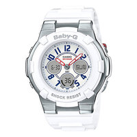 Кварцевые часы детские Casio G-Shock Baby-g Bga-110tr-7b White/Silver