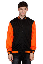 Куртка бомбер Urban Classics Neon College Jacket Black/Orange