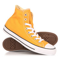 Кеды кроссовки высокие Converse Chuck Taylor All Star Hi Solar Orange