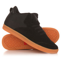 Кеды кроссовки высокие Globe Abyss Black/Gum