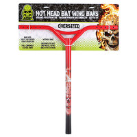 Руль для самоката Mgp Bat Wing Straight Hot Head Red/Black 31.8mm-21 X23