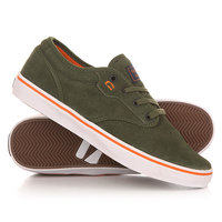 Кеды кроссовки низкие Globe Motley Olive/Rust