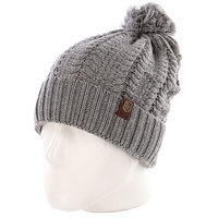 Шапка с помпоном женская Harrison Annabel Beanies Grey