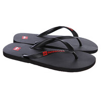 Шлепанцы Quiksilver Molokai Basic Black/Grey/Red
