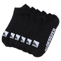 Носки низкие Quiksilver 3pk Bold Logo Black