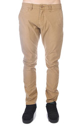 Штаны прямые Quiksilver Krandy Slim Ndpt Dull Gold