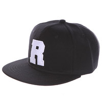 Бейсболка с прямым козырьком Truespin Abc Black R