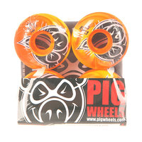 Колеса для скейтборда для скейтборда Pig Head Swirls New Orange 100A 53 mm