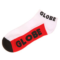 Носки низкие Globe Multi Bright Ankle Sock White/Red