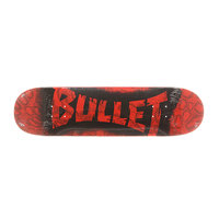 Дека для скейтборда для скейтборда Bullet S6 Sprayed Red 31.6 x 8.0 (20.3 см)