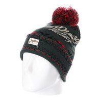 Шапка с помпоном Запорожец Ornament Beanies Dark Green