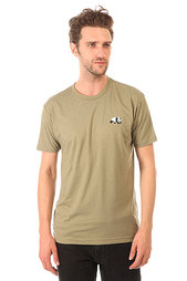 Футболка Enjoi Small Panda Logo Premium Lt Olive